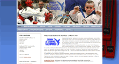 Desktop Screenshot of bluecoattaekwondo.co.uk